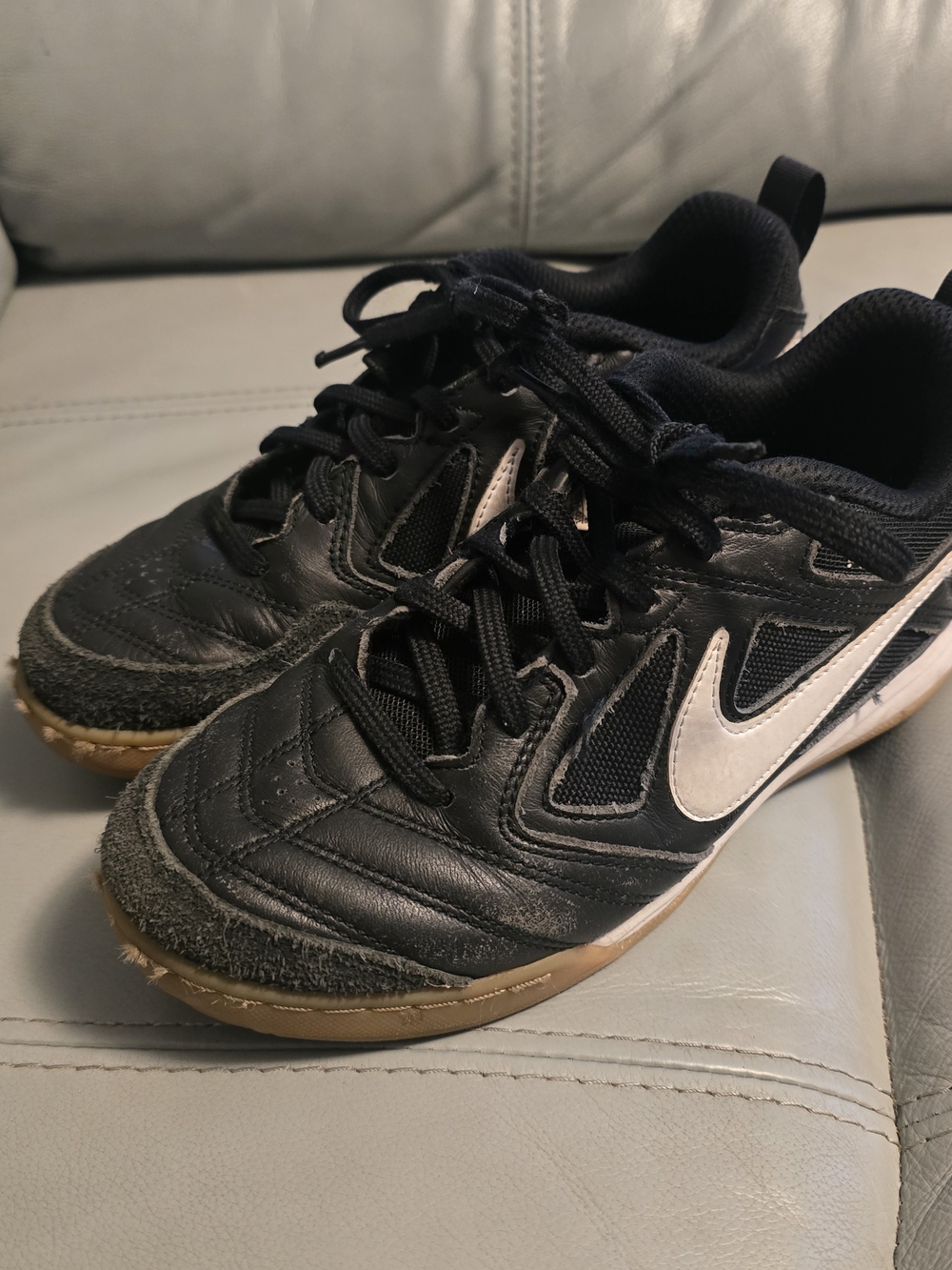 Nike Gato Black White Gum HV9596-001 Kids Youth Size 4Y